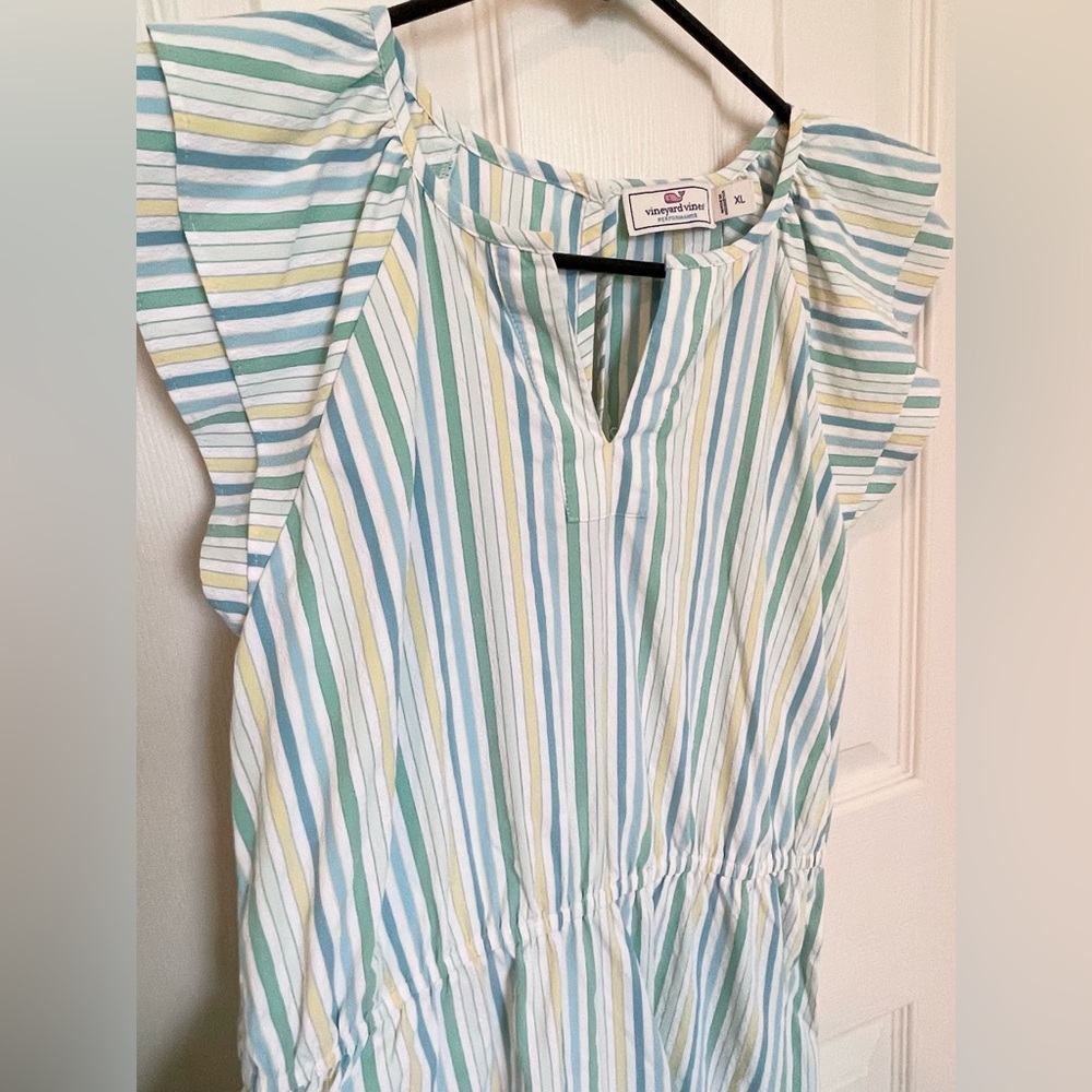 Vineyard Vines Girls Size 12 (XL) beach toned dress